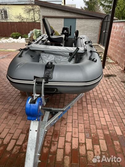Продам комплект пвх лодку, мотор + прицеп