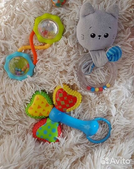 Tinylove, грызунки, погремушки, юла и др.(и новые)