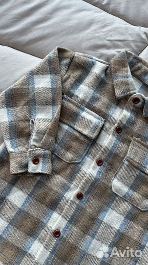 Рубашка в клетку детская
