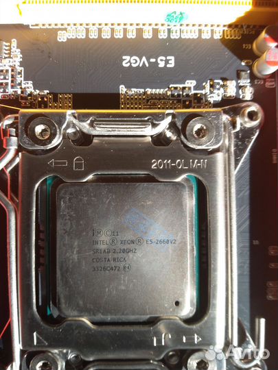 Материнская плата kllisre X79 сокет 2011+E5 2660V2