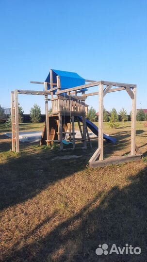 Детская игровая деревянная площадка Мадрид 1