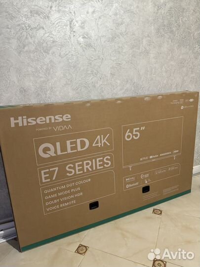 Телевизор hisense 65e7kq