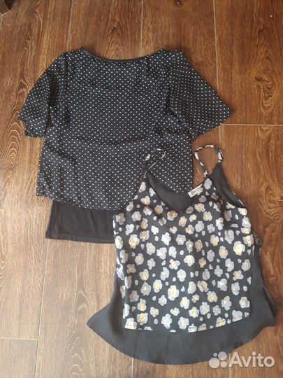 Блузка, джинсы, пиджак