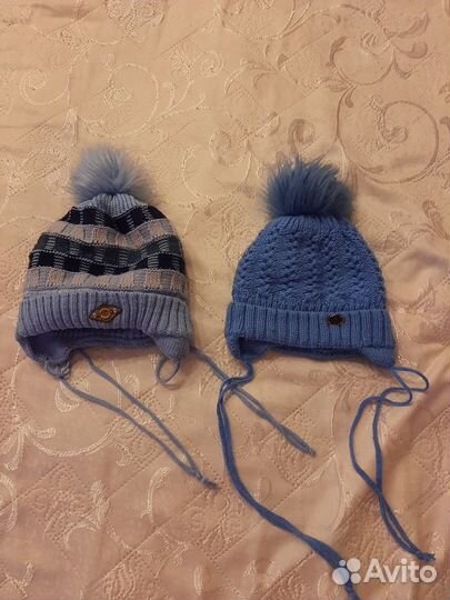 Шапки детские для мальчиков, зимняя и осенняя