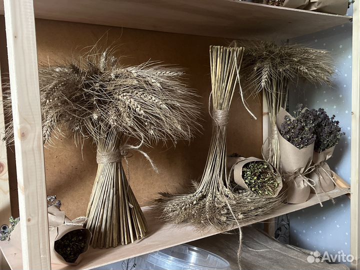 Букет из пшеницы, рожь