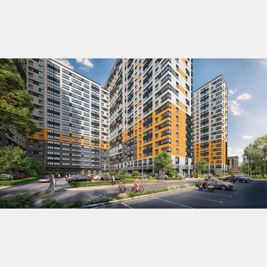3-к. апартаменты, 67,4 м², 18/24 эт.
