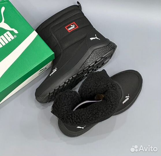 Термо дутики Puma goretex зима непромокаемые