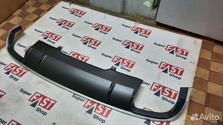 Диффузор заднего бампера audi a4 s4 b9