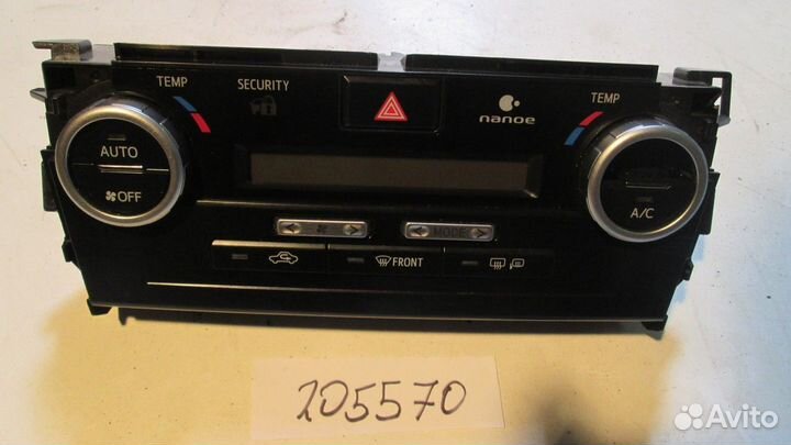 Блок управления климатом. Нет кнопки dual над A/C