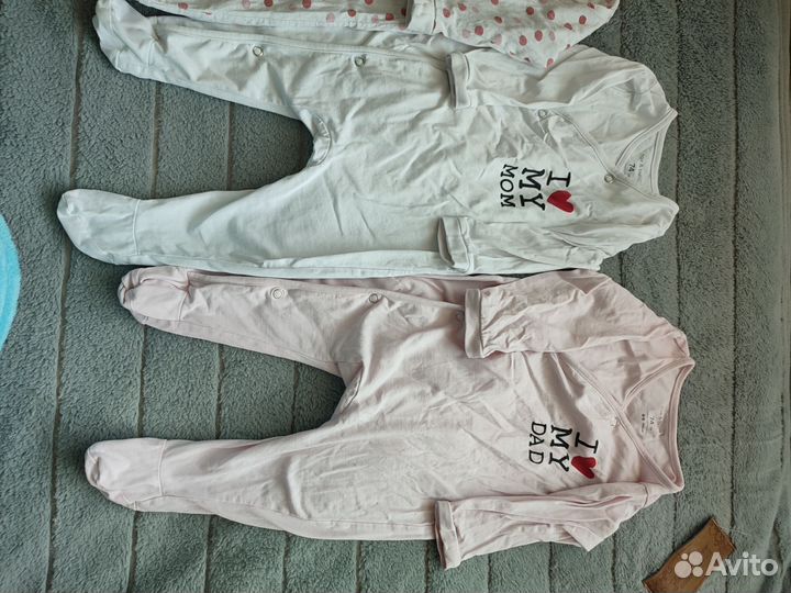 Детские вещи пакетом для девочек 68 74