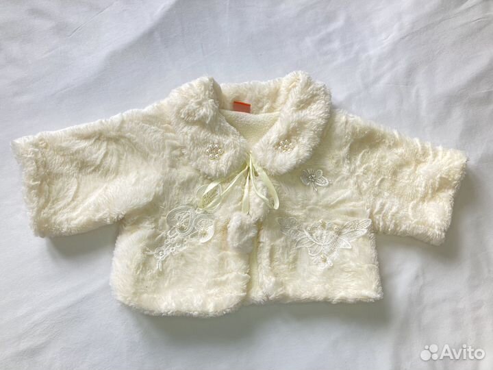 Болеро шубка накидка для девочки 3-5 лет