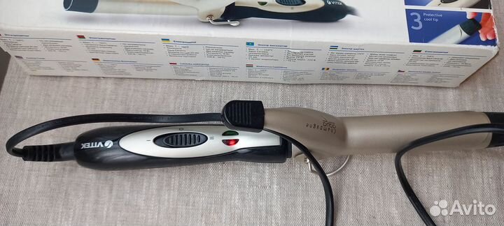 Щипцы (плойка) Vitek, утюжок для волос remington