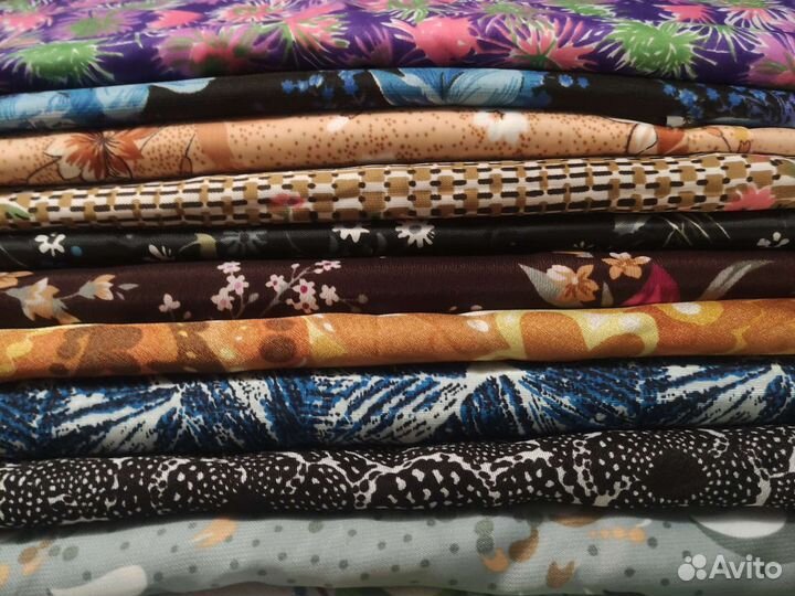 Ткань из СССР ацетатный шёлк