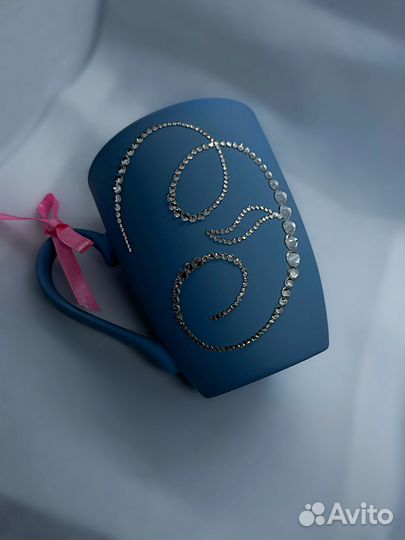 Кружка со стразами