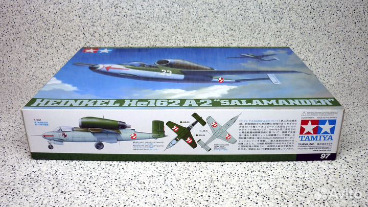 Heinkel He-162 Salamander, Tamiya 61097, 1/48 + PE