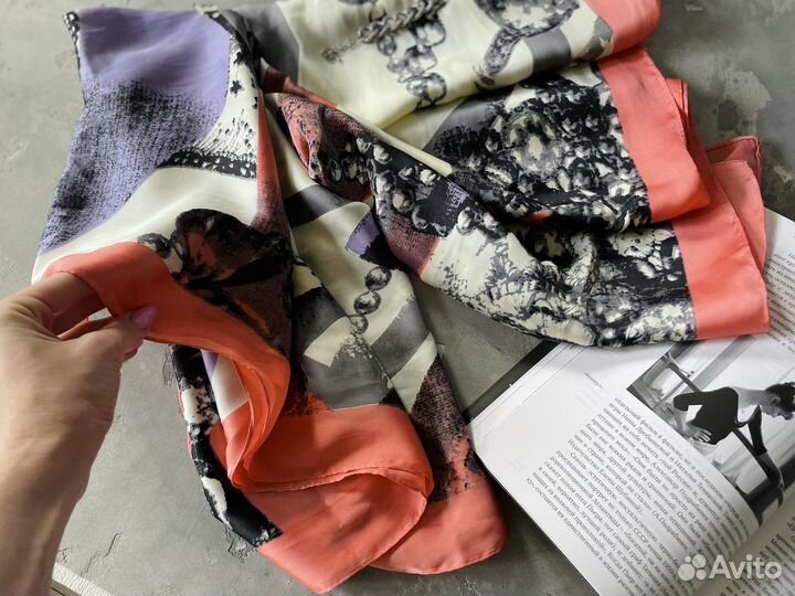 Шарф платок палантин шелковый