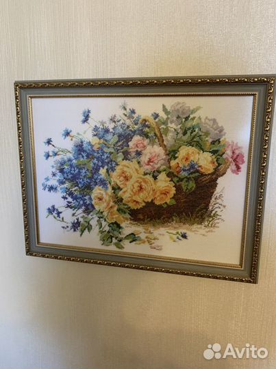 Картина вышитая крестом