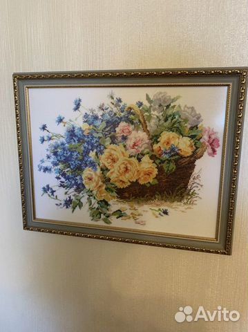 Картина вышитая крестом