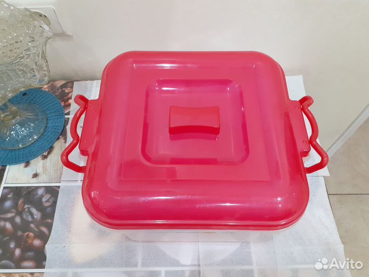 Контейнер для пищевых продуктов 4л квадратный