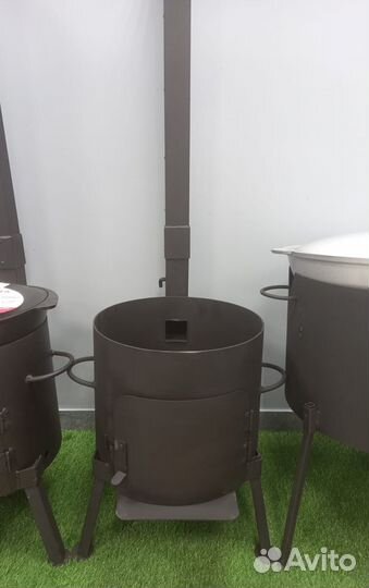 Печь с трубой под казан 6-8 литров, арт. PT-320-2