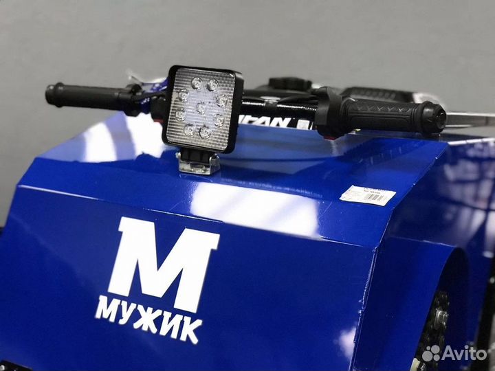 Мотобуксировщик Мужик 15 л.с. с э/з и подогревом