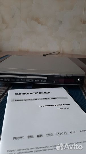 DVD плеер united