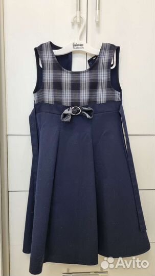 Школьная форма для девочки 122 128 синяя