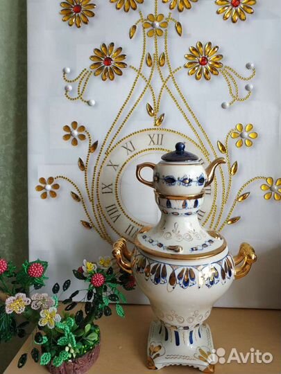 Самовар Гжель