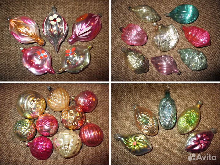 Игрушки для елки Советские