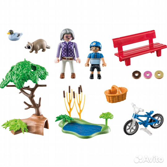 Playmobil 70918 Экшн Duck On Call Police Енот