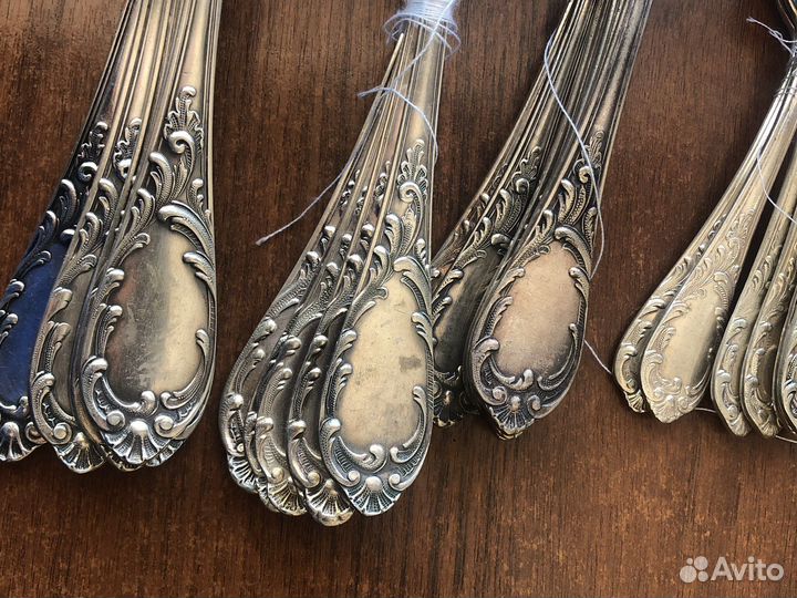 Мельхиоровые ложки и вилки