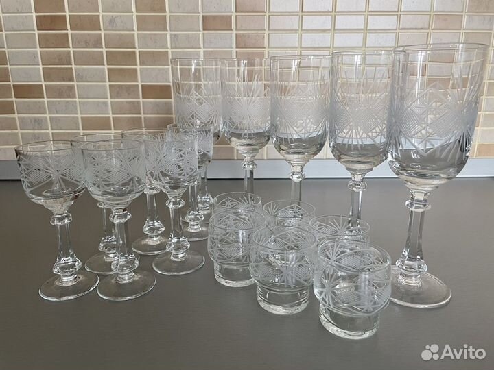 Хрустальные фужеры