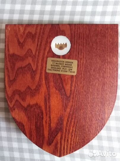 Деревянный настенный знак/герб пожарной охраны