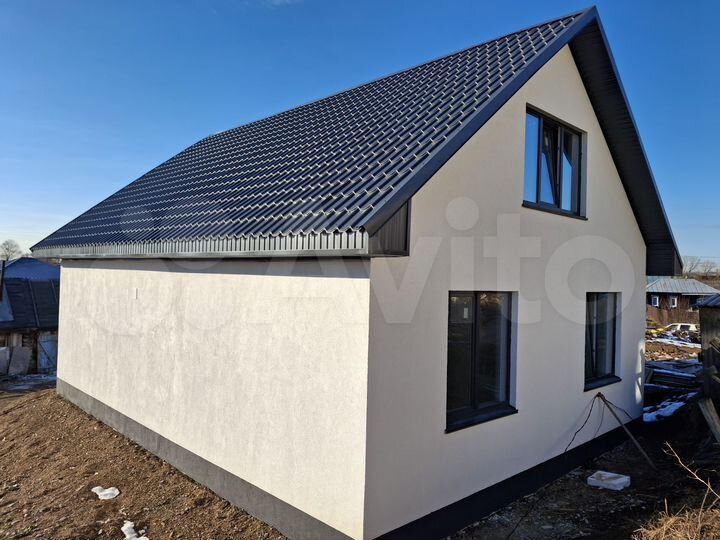 Дом 126 м² на участке 8 сот.