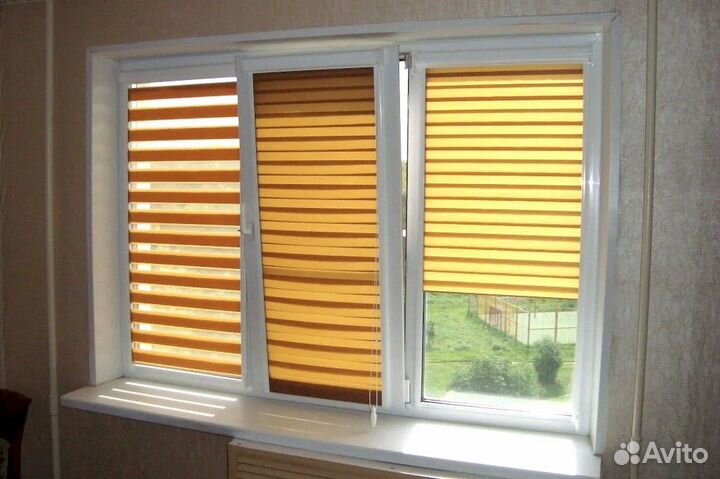 Рулонные шторы день-ночь