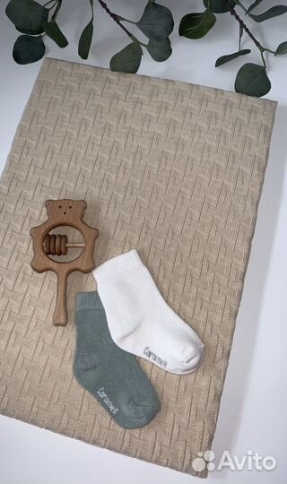 Вязанный плед детский