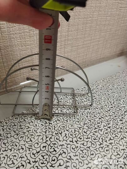 Салфетница металл хром