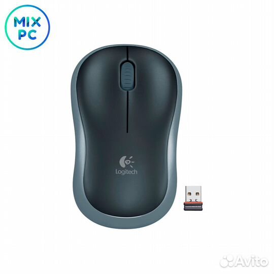 Мышь беспроводная Logitech M185 Swift Grey