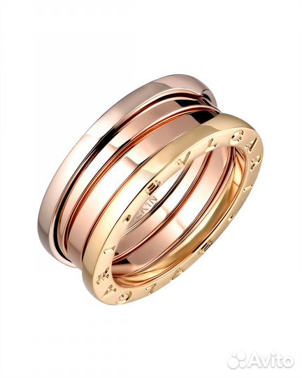 Кольцо Bvlgari B.Zero1 Tricolor 3-Band 352923