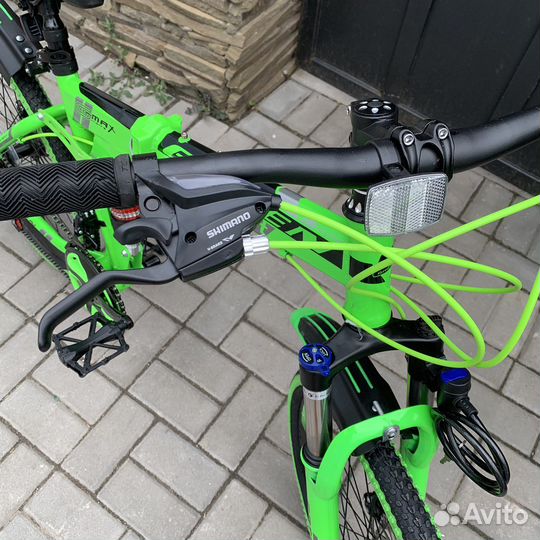 Складной двухподвесной велосипед 24 колеса