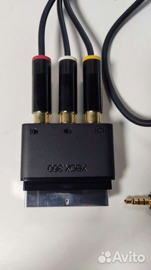 Кабель xbox 360 3xRCA - Jack 3.5 + scart