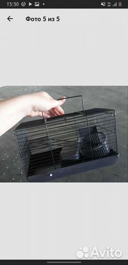 Крыса с клеткой