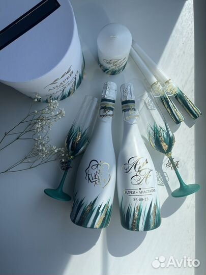 Свадебные бутылки