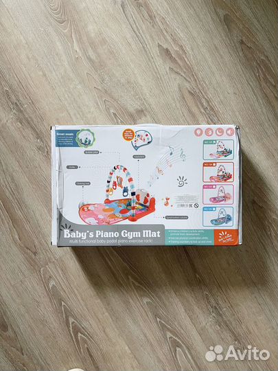 Развивающий коврик музыкальный, с пианино