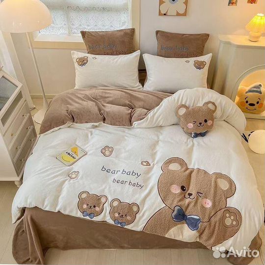 Постельное белье велюр