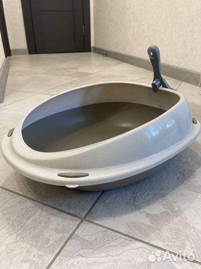 Лоток для кошек большой с совочком