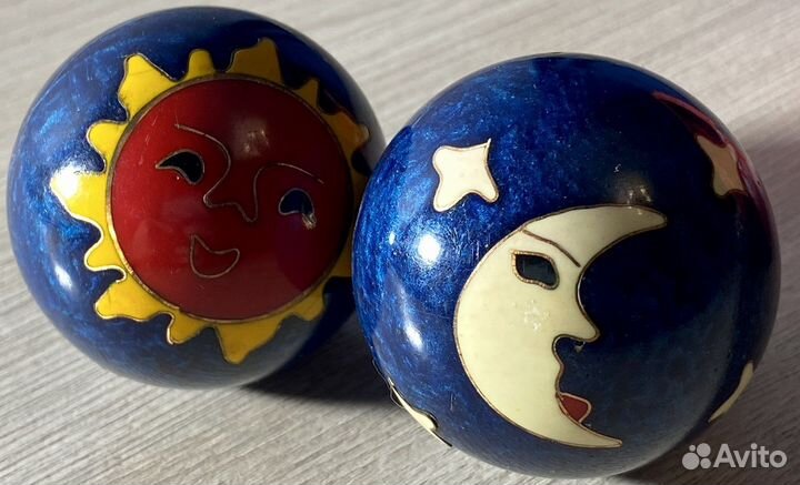 Музыкальные массажные шары Баодинг 