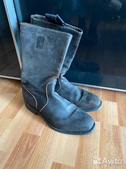 Полусапоги мужские кожаные Италия