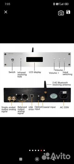 Цап DC200, Breeze Audio, 220в