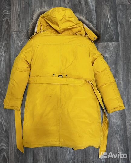 Пуховик зимний для девочки 140 146